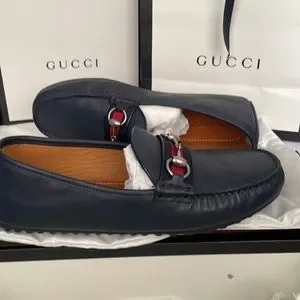 Gucci | Shoes | Nib Authentic Gucci Unisex Leather Moccasin 